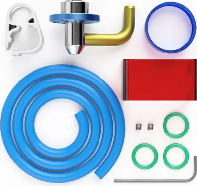 Produktbild von SCULPFUN S9 Air Assist Nozzle Kit (ohne Luftpumpe), Hochgeschwindigkeits, Vollmetallstruktur-Grävierzubehör, schnelleres und saubereres Schneiden