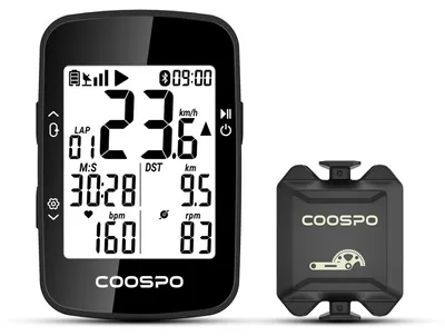 Image de Compteur vélo sans fil - GPS - écran LCD 2,3 pouces - Bluetooth 5.0 - Étanche