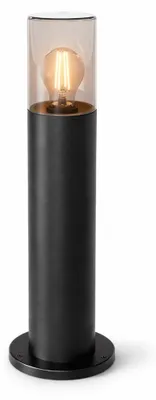 Image de HOFTRONIC - Lanterne de jardin sur pied 15W E27 IP44 Noir 45cm