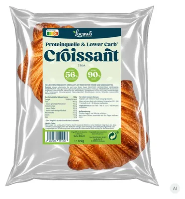 Produktbild von Locawo Proteinquelle Low Carb Croissant 170g