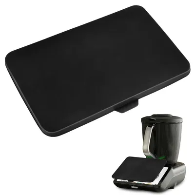 Produktbild von Displayschutzfolie geeignet für Vorwerk Thermomix TM7, schützt Display vor Kratzern und Stößen, schwarzes Zubehör, einfache Montage, passgenau