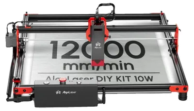 Obrázok produktu pre Stolný laserový stroj, rýchlosť 12000 mm/min, pracovná plocha 400x400 mm , ALDK-10BD