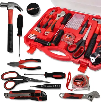 Produktbild von Werkzeugsatz of 26-teilig: Zange, Schraubendreher, Hammer