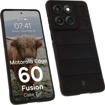 Produktbild von Robuste Handyhülle für Motorola Edge 60 / 60 Fusion, Bizon Case Tur, Schwarz