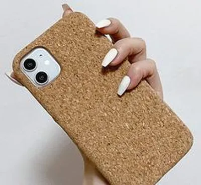 Obrázok produktu pre Puzdro na mobilný telefón s korkovým vzhľadom pre rôzne modely iPhone iPhone 11 pro
