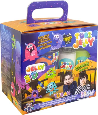 Produktbild von Tuban Tubi Jelly Set, Modellierlehm für Kinder, 3 Jahr(e), Gel, Mehrfarbig