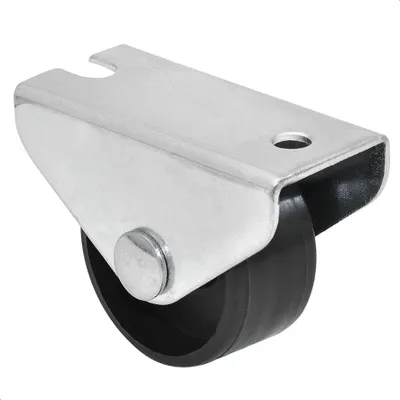 Produktbild von WAGNER Design Möbelrolle / Bockrolle - Durchmesser Ø 25 mm, Stahl verzinkt, schwarz, Tragkraft 40 kg - 01005501