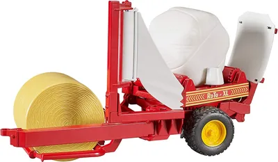Produktbild von bruder Ballenwickler incl. 2  Ballen L 40 x H 17 x T 14,6 cm, Maßstab 1:16