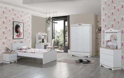 Immagine prodotto di Mobili per la camera da letto Letto Armadio Cassettiera Set completo 5 pezzi