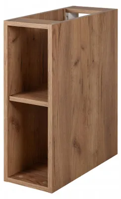 Zdjęcie produktu dla Regał Łazienkowy Dąb Craft Złoty Szafka Łazienkowa Rensan 20 Cm Laminowany