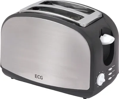 Produktbild von ECG ST 968, 2 Scheibe(n), Schwarz, Edelstahl, 900 W, 0,99 m, 260 mm, 165 mm