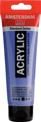 Produktbild von Royal Talens Talens Amsterdam Acrylfarbe 120 ml 519 – Ultramarinviolett hell