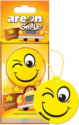 Produktbild von Areon Smile Odświeżacz do samochodu Vanilla, 1 sztuka