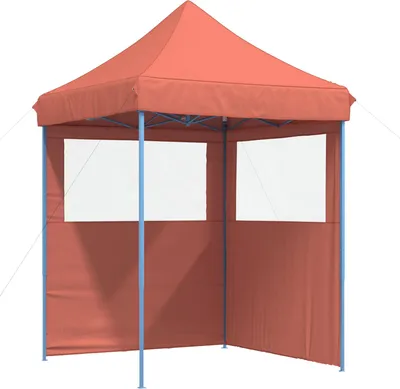 Produktbild von vidaXL Partyzelt 200 x 200 x 306 cm Terrakotta Oxford-Stoff