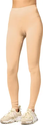 Produktbild von Merry Style Damen Lange Leggings aus Viskose MS10-143 (Nude, S)