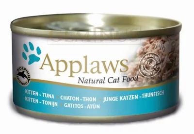 Produktbild von APPLAWS Kitten Tuna fillet in jelly - nassfutter für Katzen - 70g