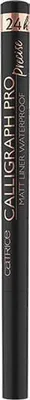 A product shot of a black eyeliner pen with gold lettering.