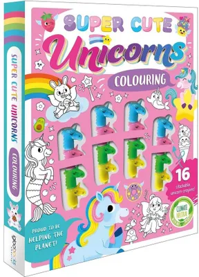 Produktbild von Super süße Einhorn-Malbücher