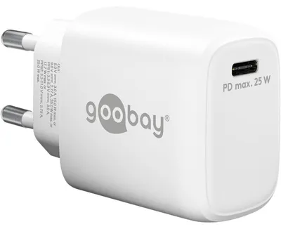 Produktbild von goobay USB-C PD GaN Schnellladegerät 25 Watt, Ladegerät, (Power