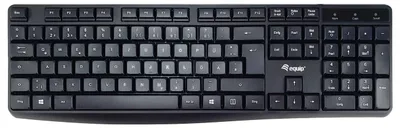 Produktbild von Equip Kabelgebundene USB Keyboard schwarz. deutsch