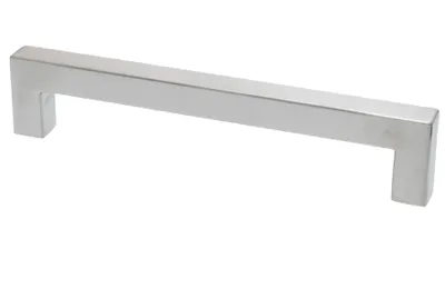 Produktbild von Möbelgriff BA 160mm Küchengriff Edelstahl gebürstet Schrankgrif eckig