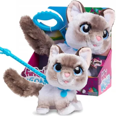 Obrázek produktu pro Hasbro FurReal Walk-A-Lots Interaktivní kotě Ragdoll 23 cm