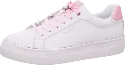 Produktbild von Tamaris Damen Sneaker Plateausohle Metallic Effekte Court 1-23751-44, Größe:40 EU, Farbe:Pink