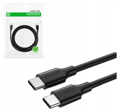 Immagine prodotto di Cavo Ugreen Us286 Usb-C - Usb-C Pd Qc 3A 480Mb/S 2M - Czarny