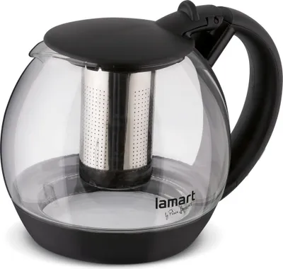 Obrázok produktu pre LAMART LT7058 Sklenená čajová kanvica, plast, sklo, číra / čierna, 2 l