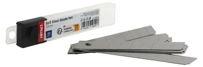 Immagine prodotto di Set lame in acciaio SK5 100x18x0,5 mm 10 pz. Amio-04820