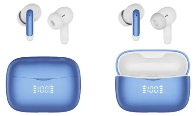 KI-Übersetzer-Kopfhörer, Echtzeit-Übersetzung, Bluetooth 5.4, Marineblau