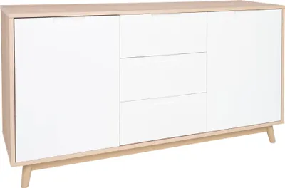 Produktbild von Sideboard >Copenhagen< in Weiss, MDF - 150x86x45cm (BxHxT)