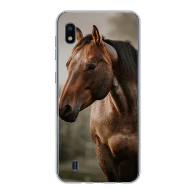 Produktbild von MuchoWow® Handyhülle Schutzhülle Hülle für Samsung Galaxy A10 Pferd - Licht - Wald Silikon Softcase Handy Hülle - Schutzhülle