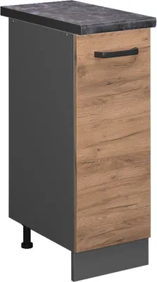 Produktbild von Apothekerschrank Vicco R-Line Goldkraft Eiche 30 cm , AP Anthrazit, Model 46355