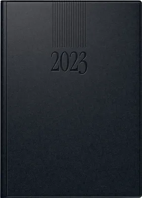 Produktbild von rido idé Buchkalender "ROMA 1 Balacron" 142 x 200 mm 2023 schwarz