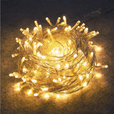 Produktbild von 10M 100LEDs, 8 trybów świecenia, wodoodporne lampki choinkowe LED IP44, zewnętrzne oświetlenie ogrodowe, oświetlenie do dekoracji wnętrz, oświetlenie imprezowe, ciepła biel
