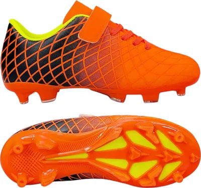 Obrázok produktu pre Nocken pre chlapcov, detské futbalové kopačky v oranžovej farbe Pendine veľkosť 37