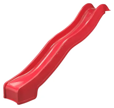 Productafbeelding van Glijbaan 3 meter rood met wateraansluiting voor speeltoren