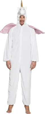Produktbild von B88060-195 Damen Herren Einhorn Overall-Kostüm bis max.195 cm Körpergröße