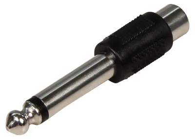 Produktbild von Audio-Adapter HOLLYWOOD Cinch-Buchse auf Klinkenstecker 6,35mm Mono