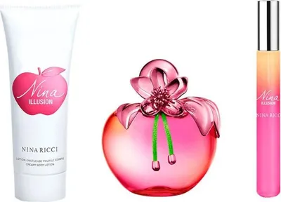 Image de Nina Ricci Nina Illusion Eau De Parfum Spray 80ml Set 3 Pièces