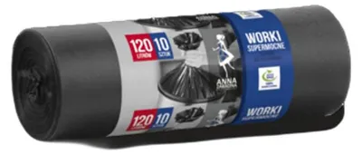 Immagine prodotto di Sacchi per rifiuti Anna Zaradna super resistenti 120 L 10 pezzi