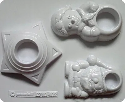 Produktbild von Knorr Prandell Nikolaus Weihnachtskerzenhalter Gießform