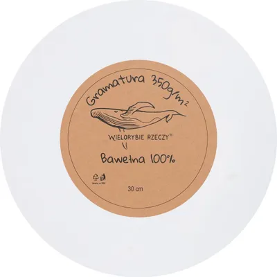 Produktbild von Runde Malplatte 30 cm – Baumwoll-Künstlerpanel 350 g/m² – 3-fach grundiert mit Gesso – Für Acryl-, Öl-, Gouache- & Aquarellmalerei