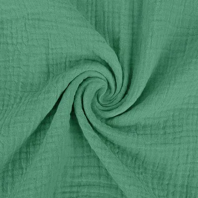 Immagine prodotto di Tessuto di mussola al metro - Cotone, colore 81 (verde)