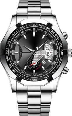 Produktbild von Herren Uhr LI-33702 - Silber / Schwarz KP33702