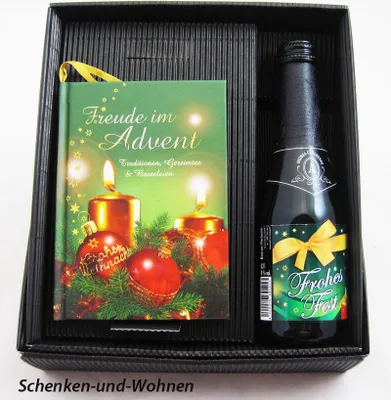 Produktbild von Geschenk-Set "Freude im Advent" mit 0,2 l Prosecco 8%vol.