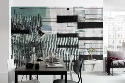 Produktbild von Komar Vlies Fototapete - Fringe Upswept - Größe: 500 x 280 cm (Breite x Höhe) - 5 Bahnen, Wohnzimmer, Schlafzimmer, Tapete
