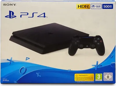 Zdjęcie produktu dla Sony PS4 Slim 500GB, PlayStation 4, Czarny, 8192 MB, GDDR5, AMD Jaguar, AMD Radeon