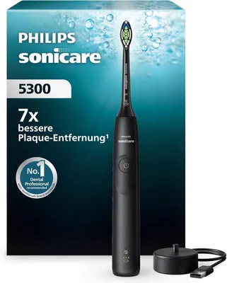 Produktbild von Elektrische Zahnbürste, Schallzahnbürste mit 2 Intensitätsstufen, Andruckkontrolle, EasyStart, Smartimer und BrushPacer